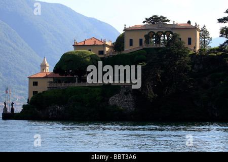 Villa del Balbianello is a villa in Lake Como Italy, The villa was built in 1787 on the site of a Franciscan monastery. Stock Photo