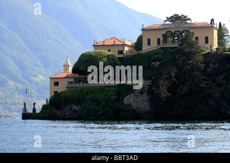 Villa del Balbianello is a villa in Lake Como Italy, The villa was built in 1787 on the site of a Franciscan monastery. Stock Photo