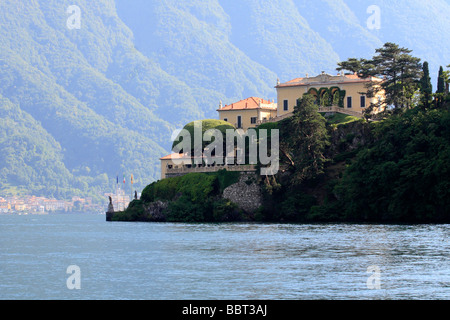 Villa del Balbianello is a villa in Lake Como Italy, The villa was built in 1787 on the site of a Franciscan monastery. Stock Photo