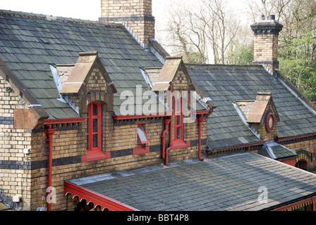 Haverthwaite Station Lakeside Railway Windermere Cumbria UK Stock Photo