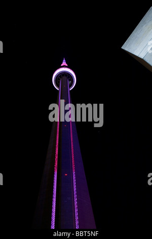 CN Tower at Night, Toronto, Canada Stock Photo - Alamy