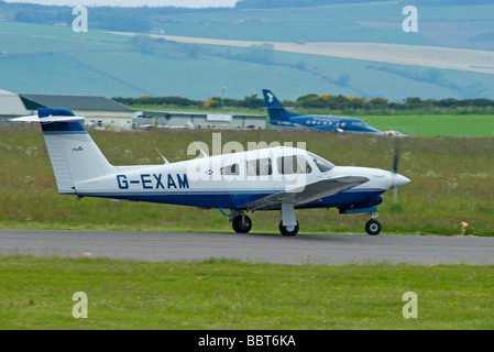 Piper PA-28RT-201T Turbo Arrow IV about to depart Inverness in the SAcottish Highlands  SCO 2531 Stock Photo