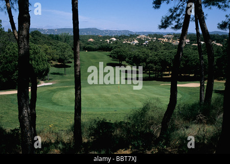 The Royal golf course at Vale do Lobo resort in the Algarve, southern Portugal Stock Photo