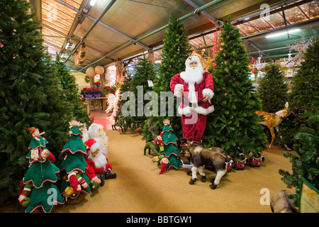 Native Village Flover Christmas Market, Bussolengo, Veneto, Italy Stock Photo