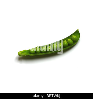 'peas in the pod' Stock Photo