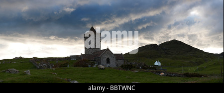 St Clements Church, Rodel, Isle of Harris, Outer Hebrides, Scotland Stock Photo
