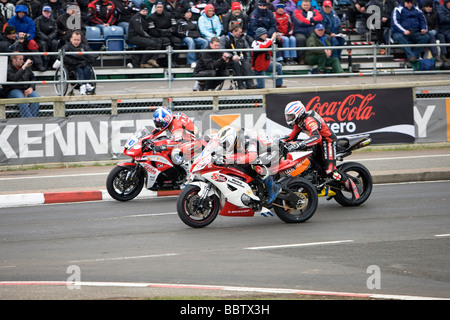 Michael Dunlop start of 600cc Supersport race North West 200 Stock Photo