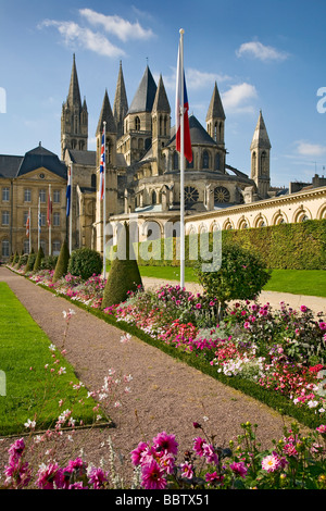 Abbaye aux Hommes in Caen, Normandy, France. Stock Photo