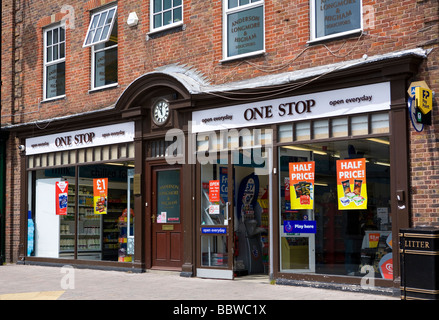 One Stop Shop, Storrington, Sussex, UK Stock Photo