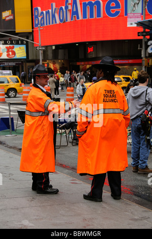 Public Safety Officers PSOs on Times Square new York USA Stock Photo ...