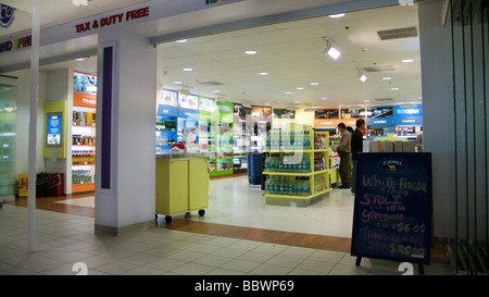 Duty free shop Princess Juliana International Airport St Martin Caribbean Stock Photo