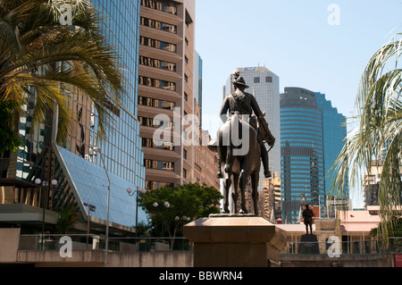 Second Boer War Memorial Statue Anzac Square Brisbane Queensland Australia Stock Photo