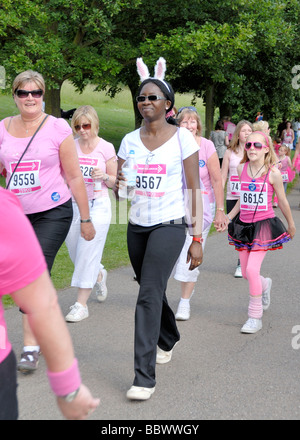 Race for Life Gloucester Park Basildon Essex 2009 Stock Photo