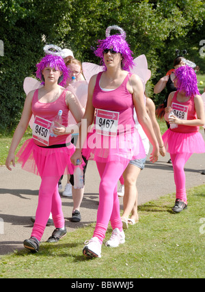 Race for Life Gloucester Park Basildon Essex 2009 Stock Photo