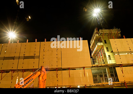 images of the construction of the cube in birmingham Stock Photo