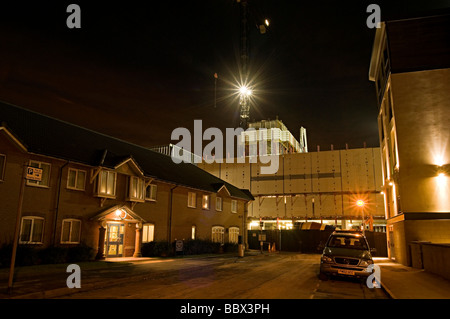images of the construction of the cube in birmingham Stock Photo