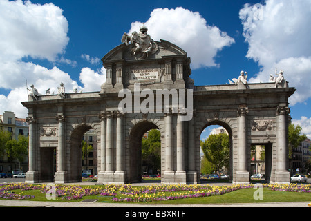 Puerta de Alcala,  Madrid, Spain Stock Photo