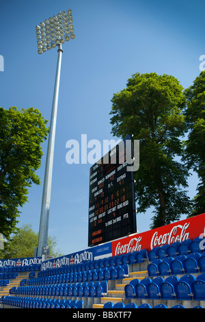 Seating Glamorgan Cricket Club Paramount Sophia Gardens Cardiff South Glamorgan South Wales UK Stock Photo