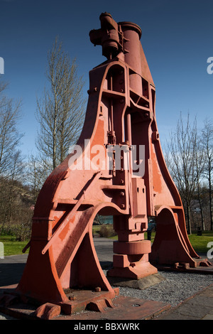 Old Forgehammer Blaenavon Ironworks Torfaen South Wales UK Stock Photo