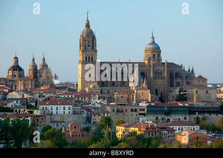 View over city to Cathedral, Salamanca, Spain Stock Photo