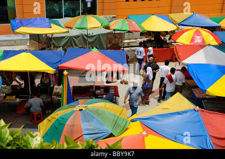 Market scene in Kuala Lumpur, capital of Malaysia. Stock Photo