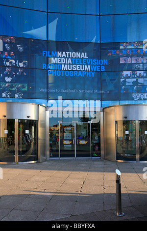 Entrance National Media Museum, Bradford, West Yorkshire, England, UK. Stock Photo