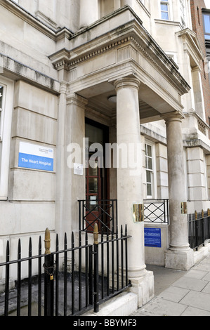 Entrance to The Heart Hospital Marylebone, Westmoreland Street,  London England UK Stock Photo