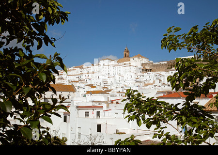 Alcalá de los Gazules white village of the Sierra de Cadiz Andalusia Spain Stock Photo