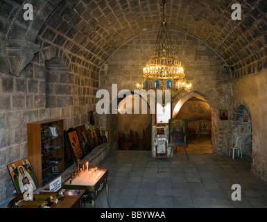 Cave church in the monastery of Agia Napa or Ayia Napa, Southern Cyprus, East Coast, Cyprus, Europe Stock Photo