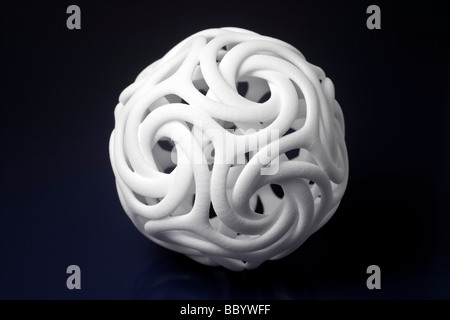 A designer sculpture created by the photographer. Sculpture design créée par le photographe. Stock Photo