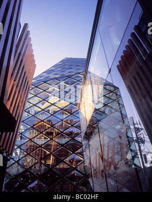 Aoyama shopping district with in the back the Prada Store designed by Herzog and de Meuron in 2003, Tokyo, Japan. Stock Photo