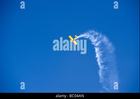 Acrobatic Plane in Flight Stock Photo