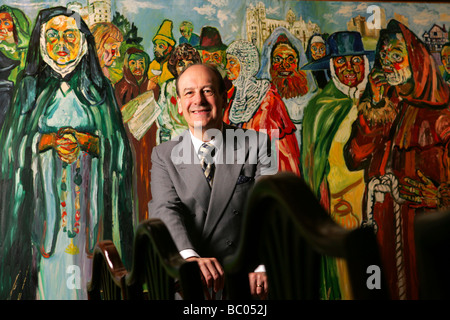 Sir Robert Balchin a Conservative educationalist pictured at his home