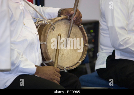 Folk musicians at an ULACIT folkloric meeting Panama City Republic of Panama Central America Stock Photo