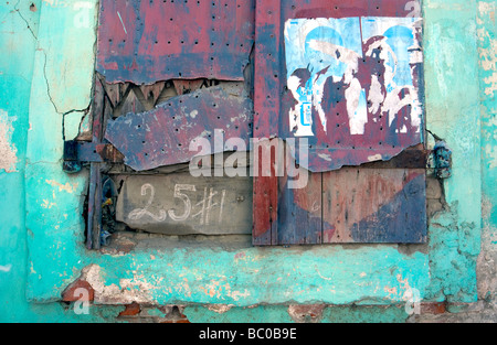 Haiti, Nord, Cap Haitien, door. Stock Photo