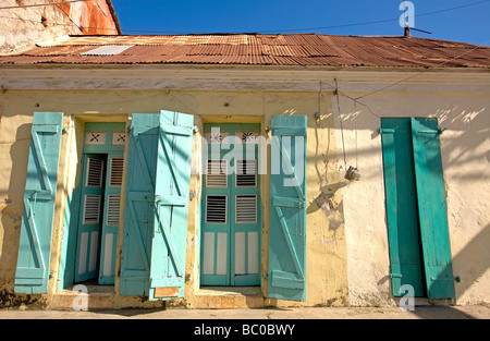 Haiti, Nord, Cap Haitien, Doors. Stock Photo