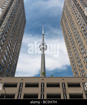 CN tower surrounded with high rise buildings Stock Photo - Alamy