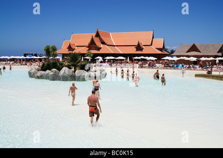 Siam Park, The Water Kingdom,  near Playa de Las Americas, Costa Adeje, Tenerife, Canary Islands, Spain Stock Photo