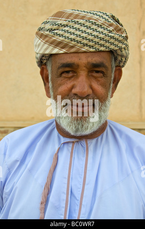 Local man in the city of Nizwa Sultanate of oman Stock Photo