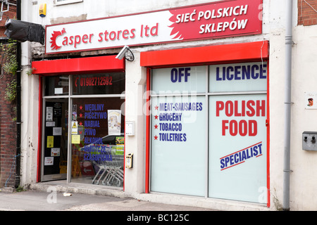 casper stores a polish shop on allison street digbeth birmingham uk Stock Photo