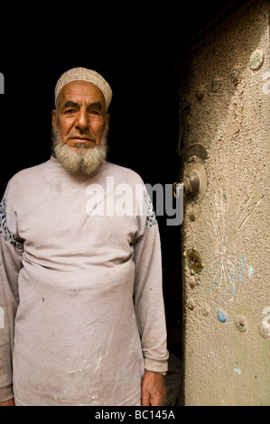 Villager in the village of Al Shareija in Al Jabal El Akhdar region Sultanate of Oman Stock Photo