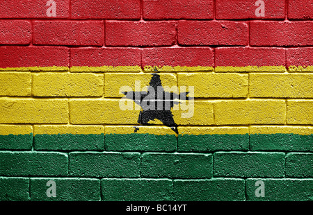 Flag of Ghana Stock Photo