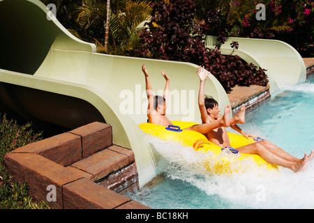 Siam Park, The Water Kingdom,  near Playa de Las Americas, Costa Adeje, Tenerife, Canary Islands, Spain Stock Photo