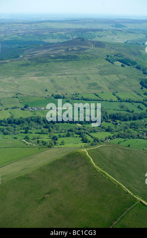 The Pennine Way, at the north end of Edale, Derbyshire Peak District, Northern England Stock Photo
