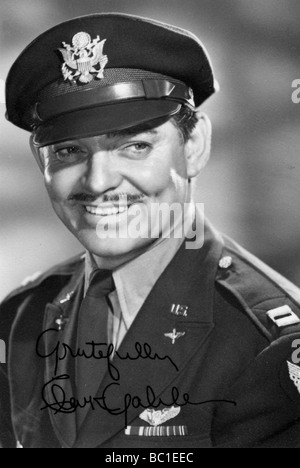 Clark Gable, American actor, c1942-1945. Artist: Unknown Stock Photo