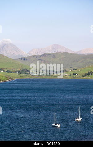 Cuillin Hills, Loch Harport, Isle of Skye, Inner Hebrides, West Coast of Scotland, UK Stock Photo