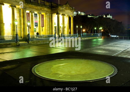 Scotland Edinburgh The Mound The neoclassical style National Gallery of Scotland building designed by William Henry Playfair