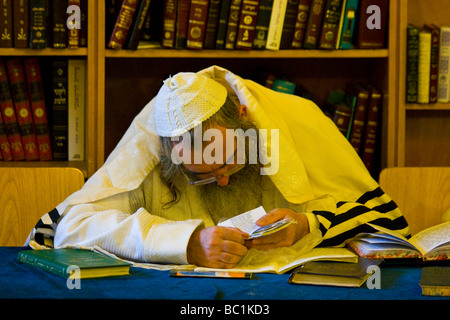 Elderly Jewish Man in Israel Stock Photo