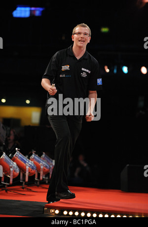 MARK WEBSTER CELEBRATES VICTOR WALES REEBOK STADIUM BOLTON ENGLAND 06 June 2009 Stock Photo