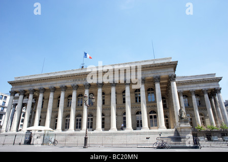 La Bourse,Paris Stock Exchange Stock Photo